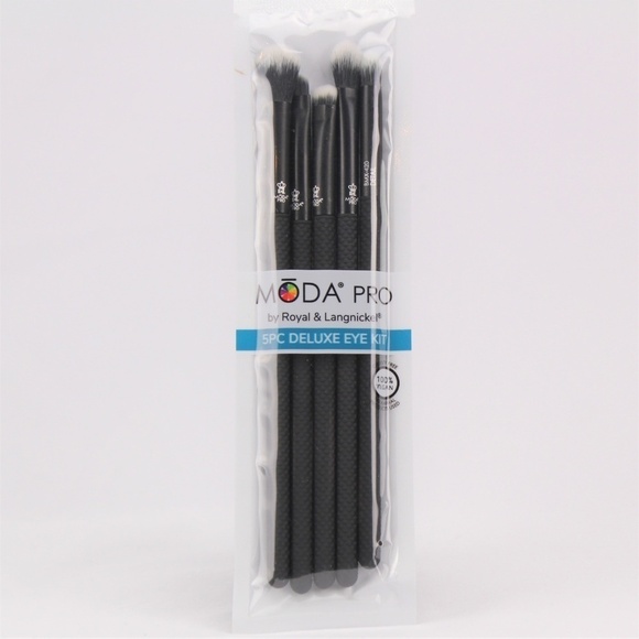 NWT Moda Pro Makeup Deluxe Brush Set 5 Pcs - Picture 4 of 5